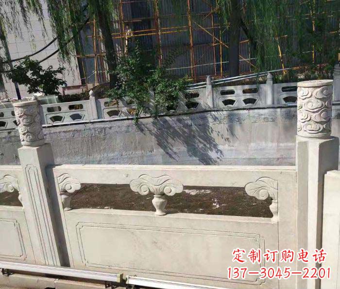 北京园林景观大理石栏板石雕 (6)
