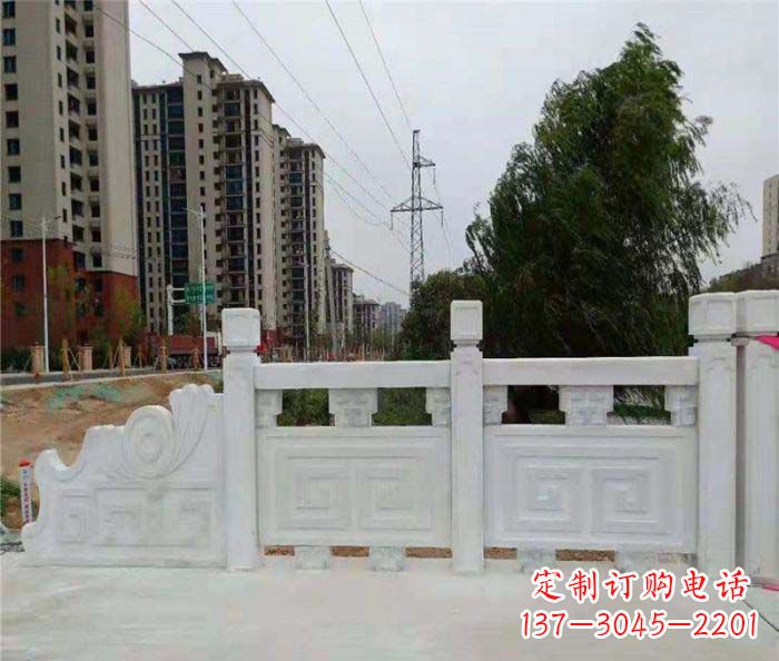 北京园林景观大理石栏板石雕 (5)