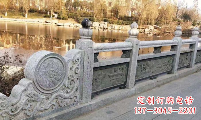 北京园林景观大理石栏板石雕 (10)