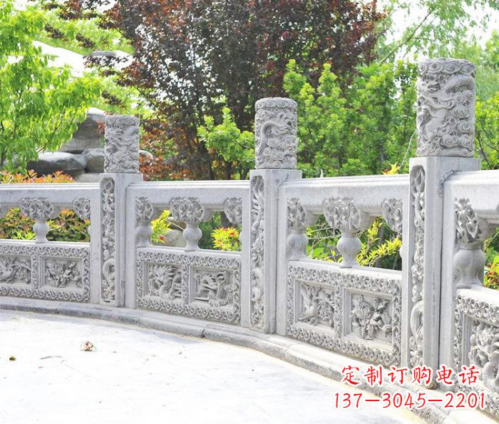 北京园林景观大理石栏板石雕 (9)