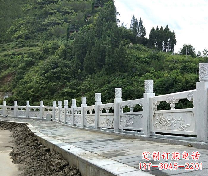 北京园林景观大理石栏板石雕_2