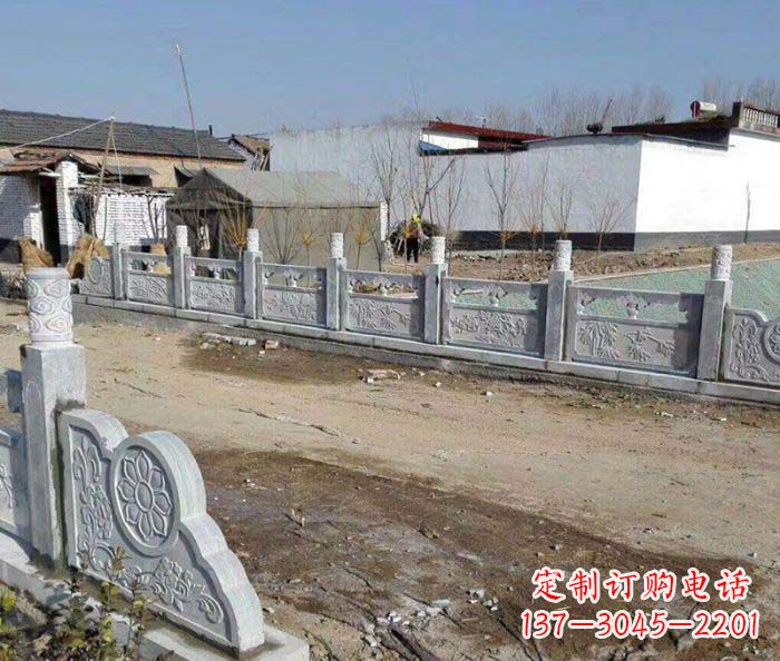 北京园林景观仿古栏板石雕