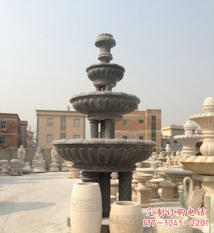 北京园林景观仿古喷泉石雕
