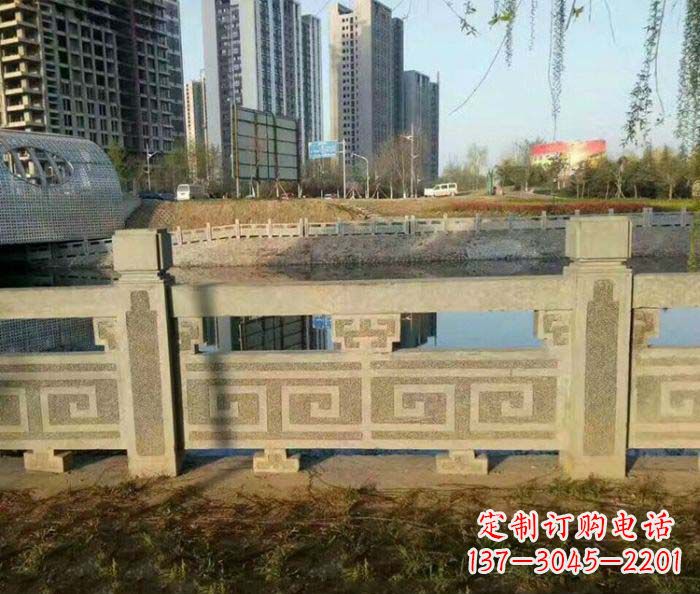 北京园林景观仿古石雕栏板 (3)