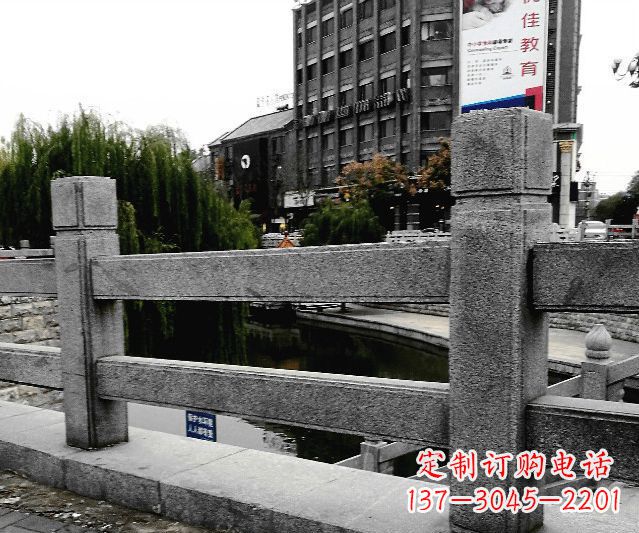 北京园林景观仿古石雕栏板 (9)