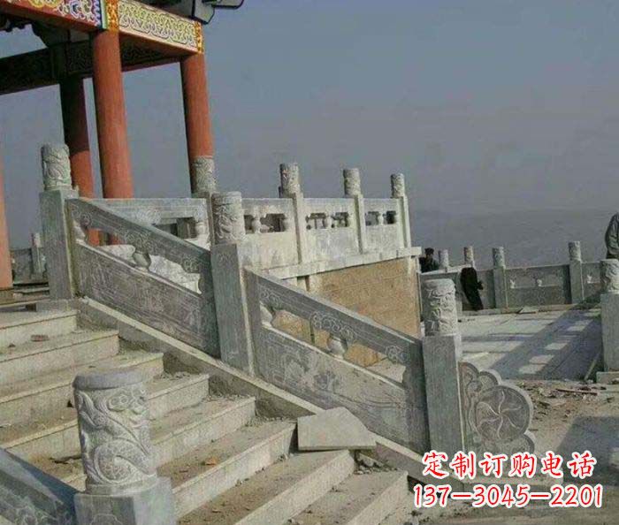 北京园林景观仿古石雕栏板