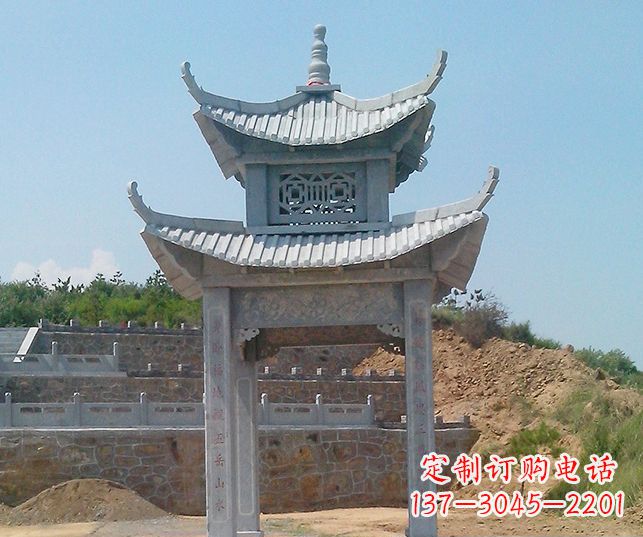 北京园林景观仿古石雕凉亭