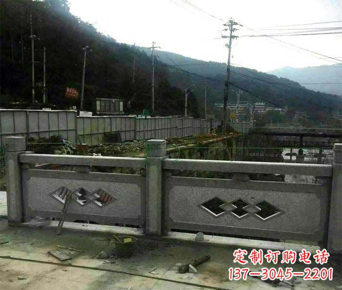 北京园林景观仿古石浮雕栏板 (2)