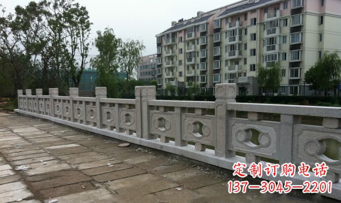 北京园林景观真山桥石雕栏板 (3)