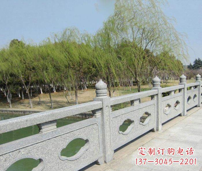 北京园林景观真山桥石雕栏板