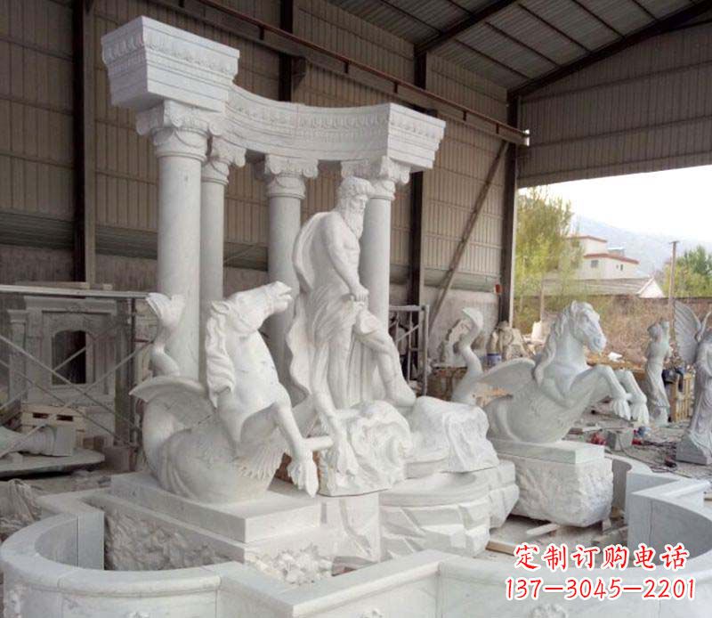 北京园林欧式喷泉景观石雕