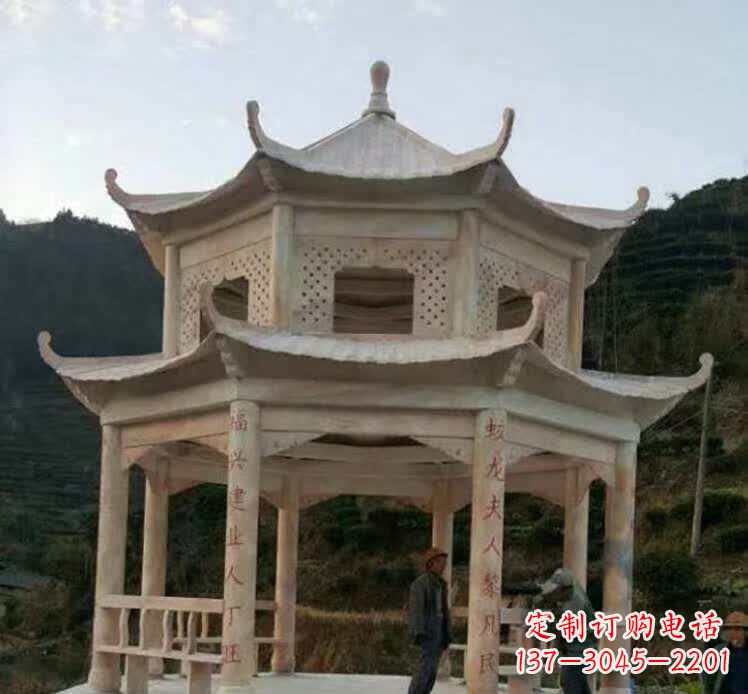 北京园林石雕凉亭