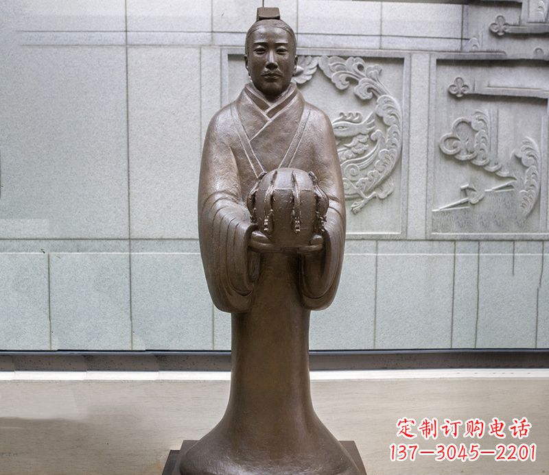 北京张衡科学家 人物铜雕