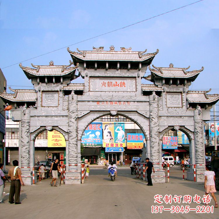 北京张艺石雕牌坊