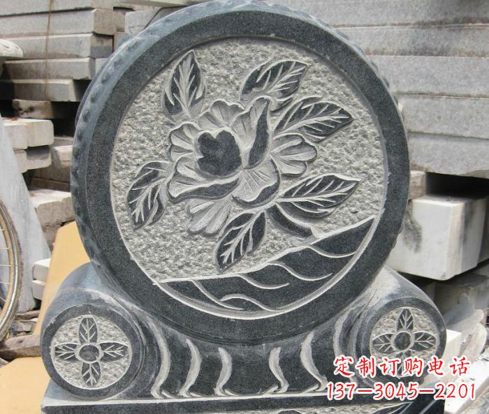 北京招财抱鼓石仿古石门墩
