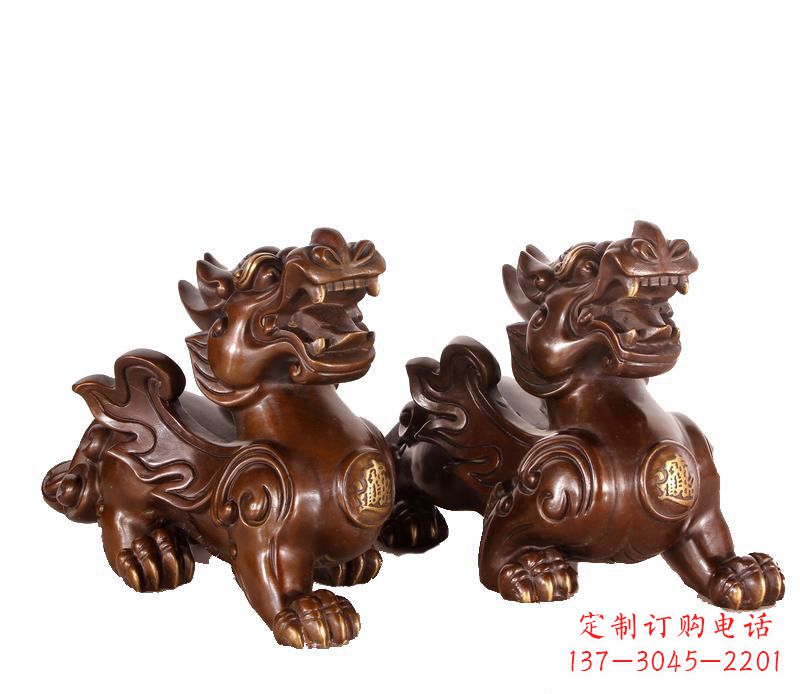 北京招财进宝貔貅铜雕