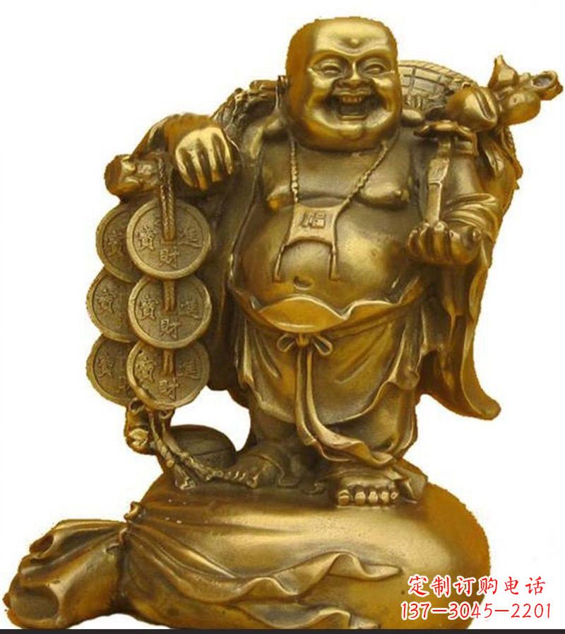 北京招财弥勒佛铜雕