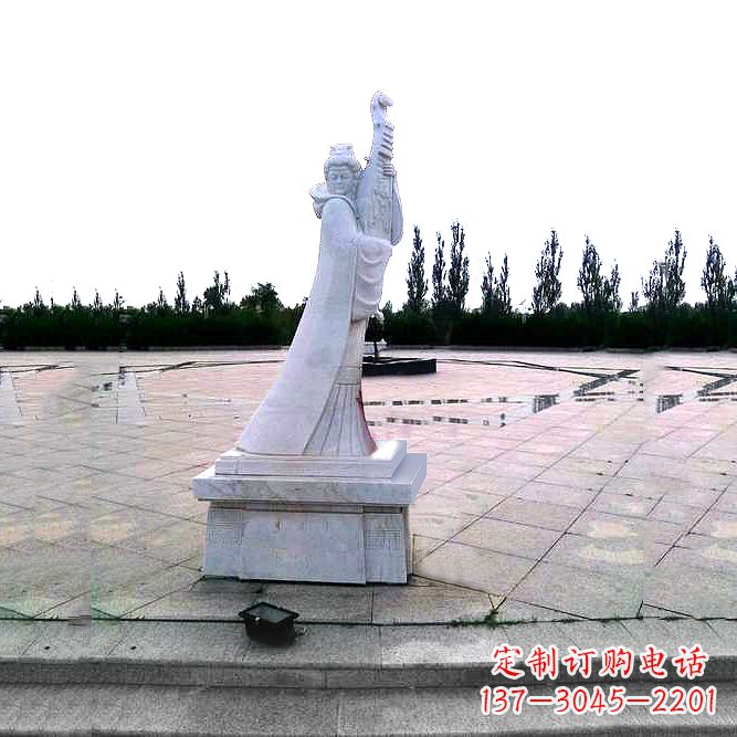 北京中国古代四大美女之王昭君广场石雕塑