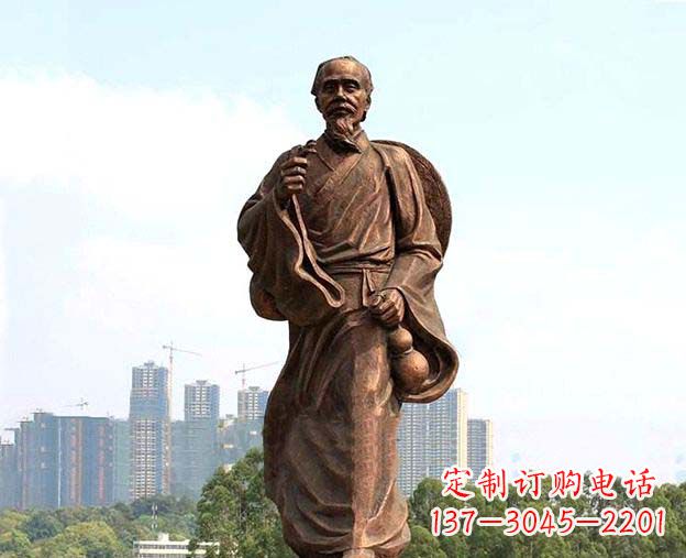 北京中华古代名医华佗铜雕像