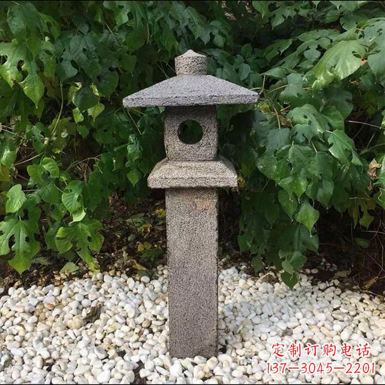 北京中式复古园林石灯