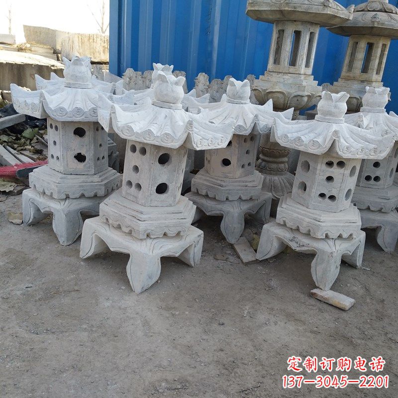 北京中式古代石灯笼