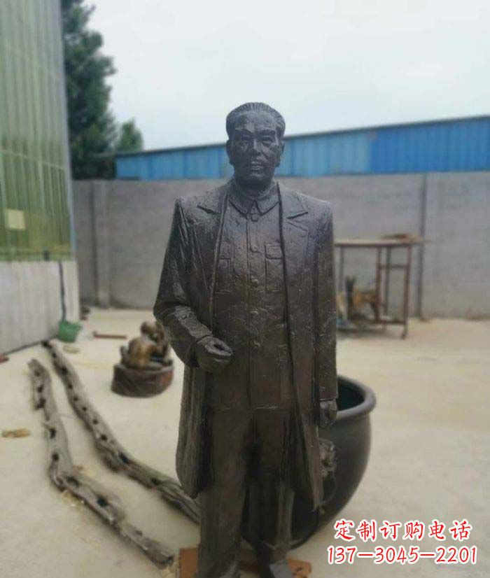 北京周恩来铜雕 (2)