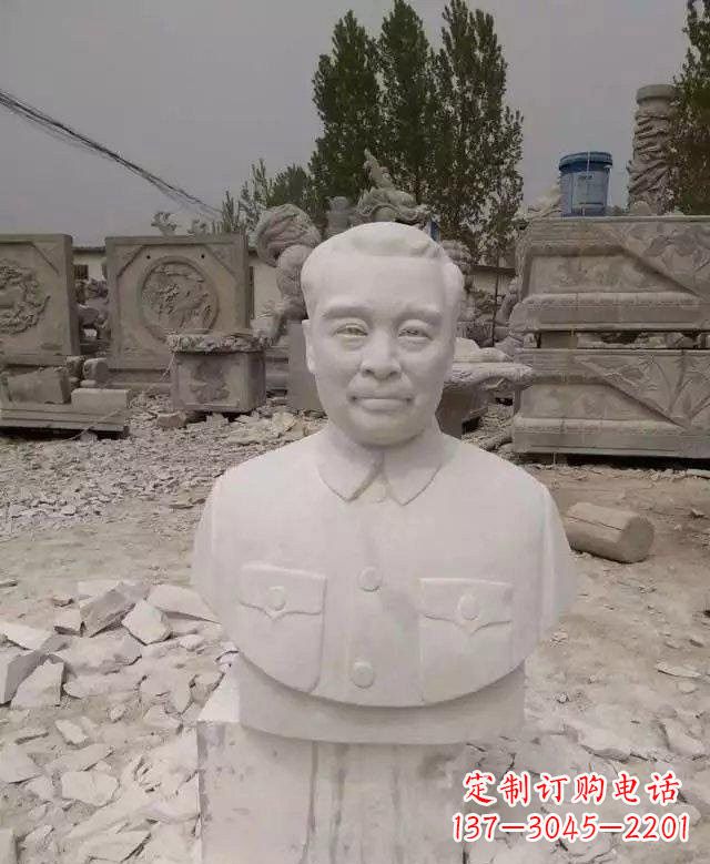 北京周恩来头像石雕