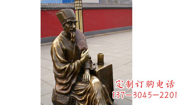北京诸葛亮古代名人铜雕