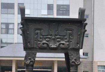 北京小区铜雕鼎雕塑
