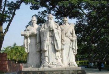 北京校园儒家三圣雕塑