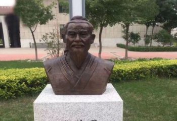北京张仲景胸像铜雕