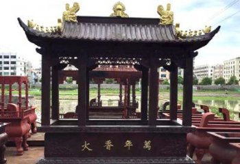 北京招财香炉铜雕