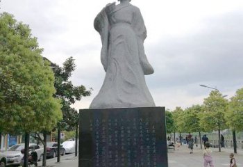 北京中国浪漫主义文学奠基人屈原公园历史名人石雕