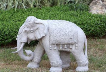 北京中式石雕大象