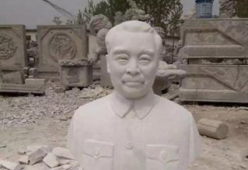 北京周恩来头像石雕