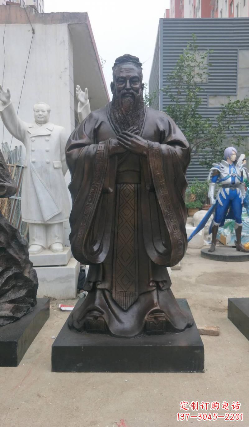 北京铸铜孔子雕塑