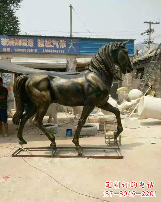 北京铸铜马雕塑