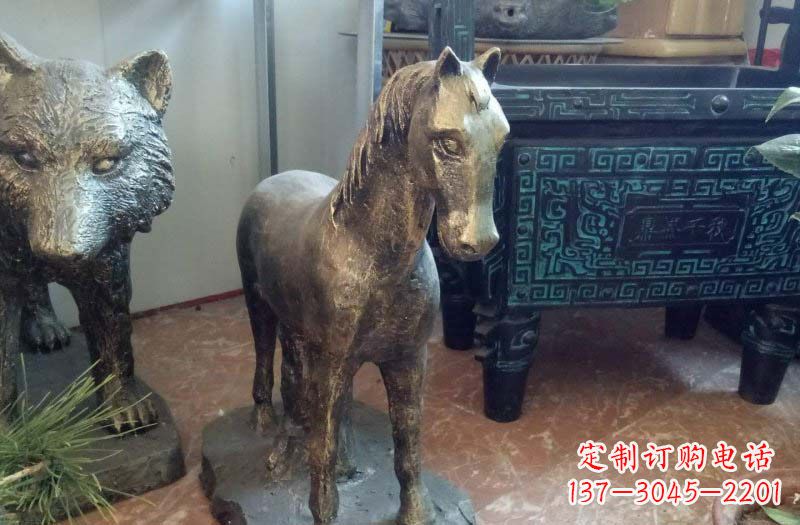 北京铸铜马雕塑222