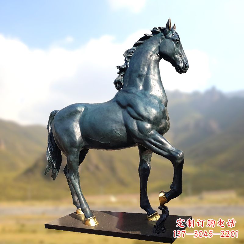 北京铸铜马铜雕塑