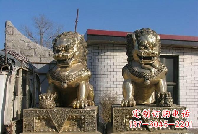 北京铸铜狮子雕塑