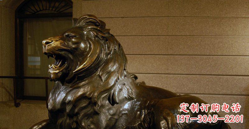 北京铸铜狮子铜雕 (2)
