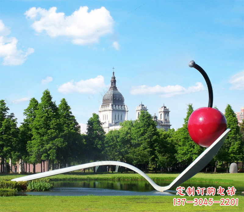 北京水果雕塑不锈钢