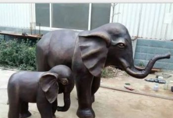 北京铸铜公园大象雕塑