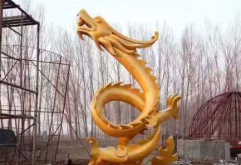 北京铸铜盘龙云腾铜雕