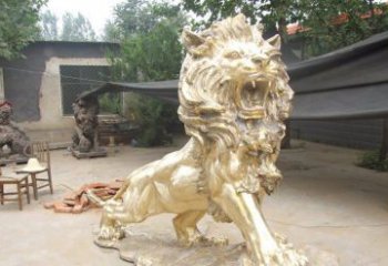 北京铸铜狮子铜雕 (3)