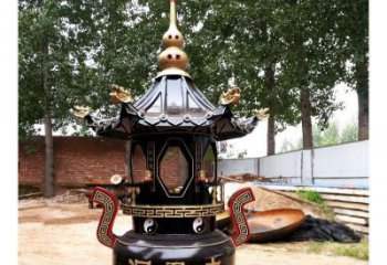 北京铸铜寺庙老君洞香炉