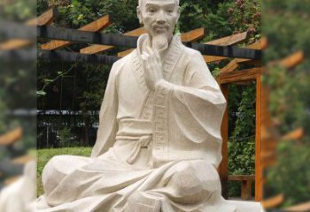 北京祖冲之石雕塑像-园林人物历史名人雕像