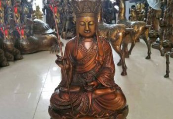 北京坐式地藏菩萨铜雕